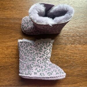 UGG Cassie Leopard Baby Booties